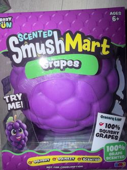 Crazy Fun Scented SmushMart Grapes Squishy Toy