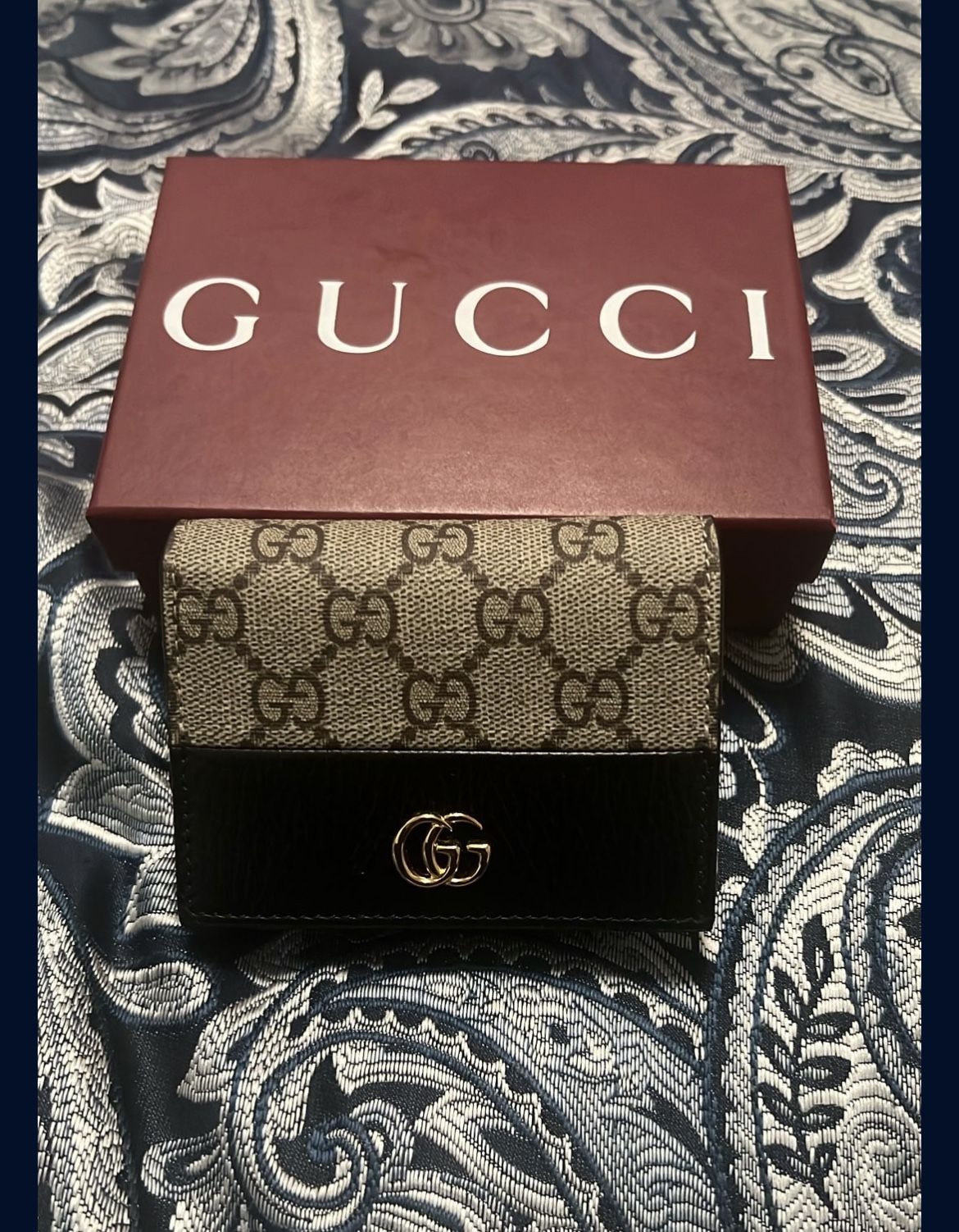 Gucci GG Marmont Card Case Wallet - AUTHENTIC