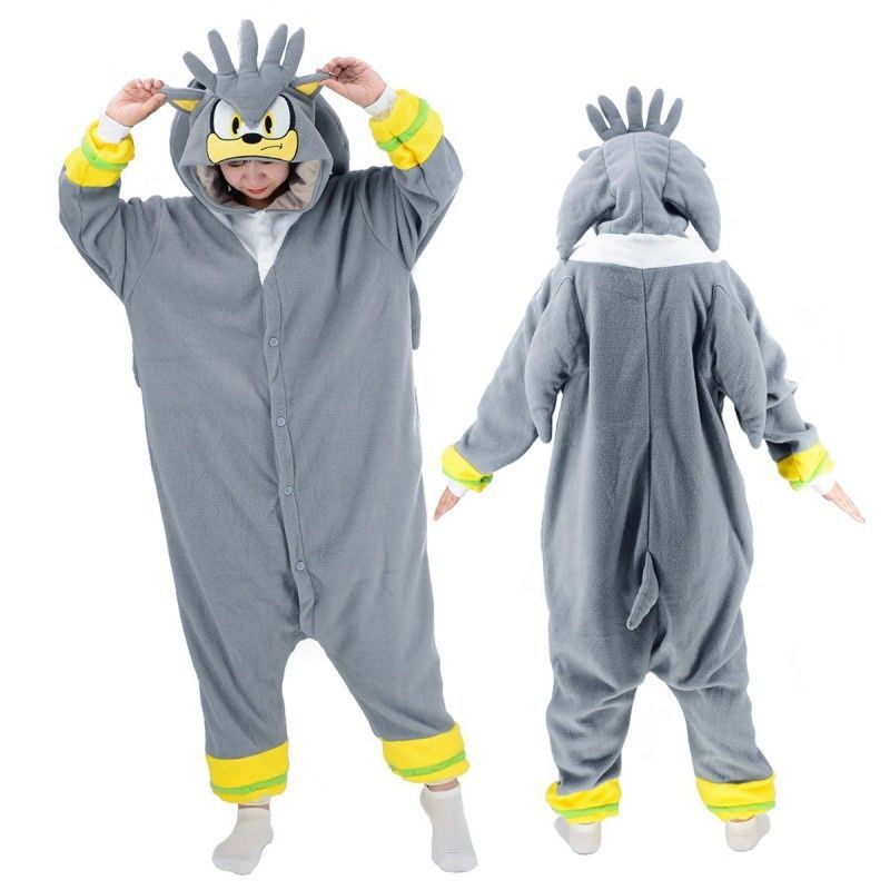 Silver (Sonic the Hedgehog) Onesie / Adult Costume