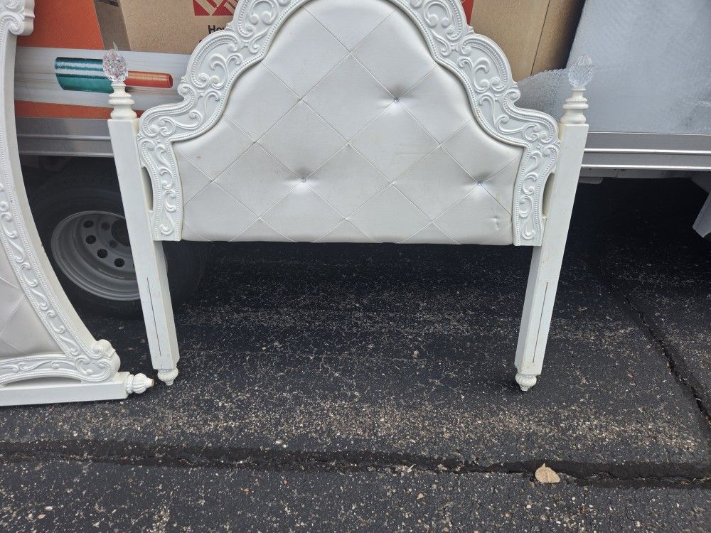 White Twin Bed Frame