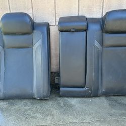 Dodge charger leather upper back seat only