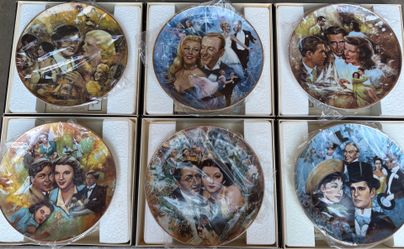 Golden Age Of Cinema Collector Plates $150
