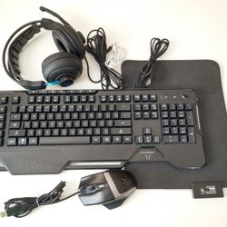 MEDION
ERAZER
4 in 1 Pro Gaming Kit with
Keyboard/ Mouse/ Mouse Pad and Headset
