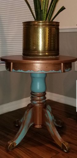 Antique Round Side Table