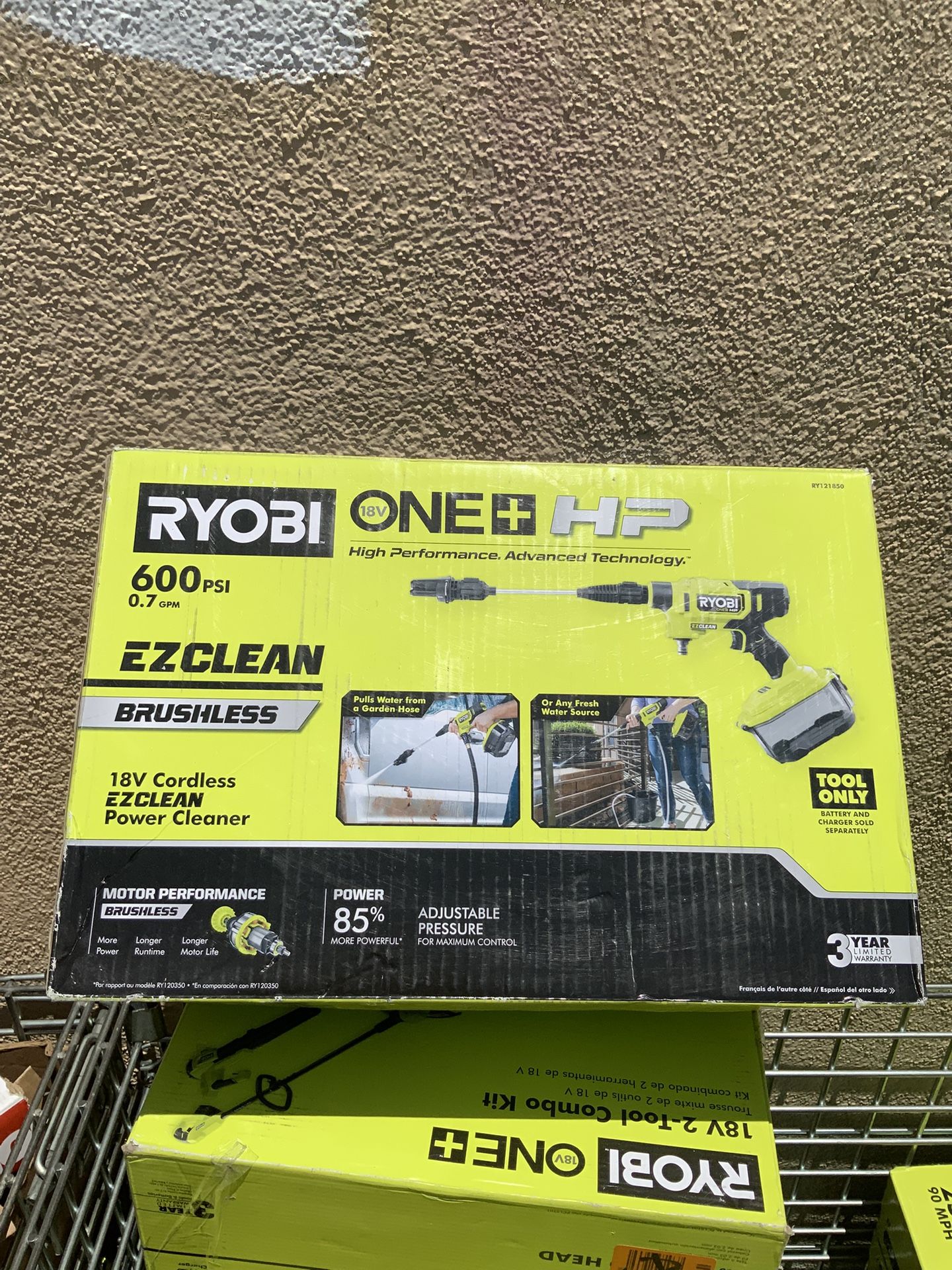 Ryobi 18v 600psi Power Cleaner