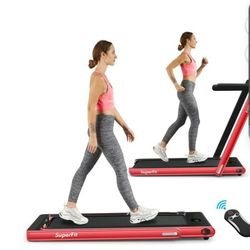 perFit 2.25HP 2 in 1 Folding Treadmill W/ Speaker Remote Control APP