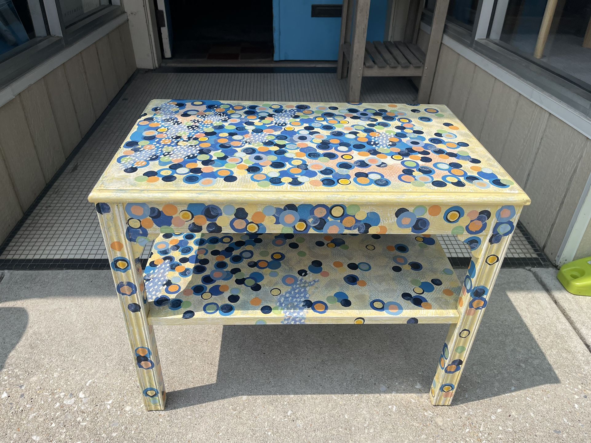 Painted Mahogany Side Table