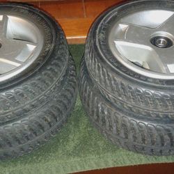 Electic Chair Wheels..(2) 2"× 8" & (2) 3"×9".