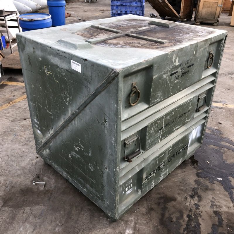 2 MILSURP PALCON Pallet Sized Containers Military Surplus Prepper for