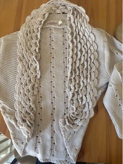 Women’s knit sweater cardigan