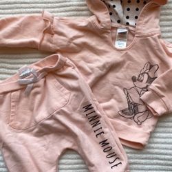 Minnie mouse baby girl set 6-9mos $7