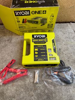 RYOBI ONE+ 18V 800-Watt Max 12V Automotive Power Inverter with Dual USB Ports(Tool Only)