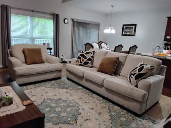 Sofa and chair