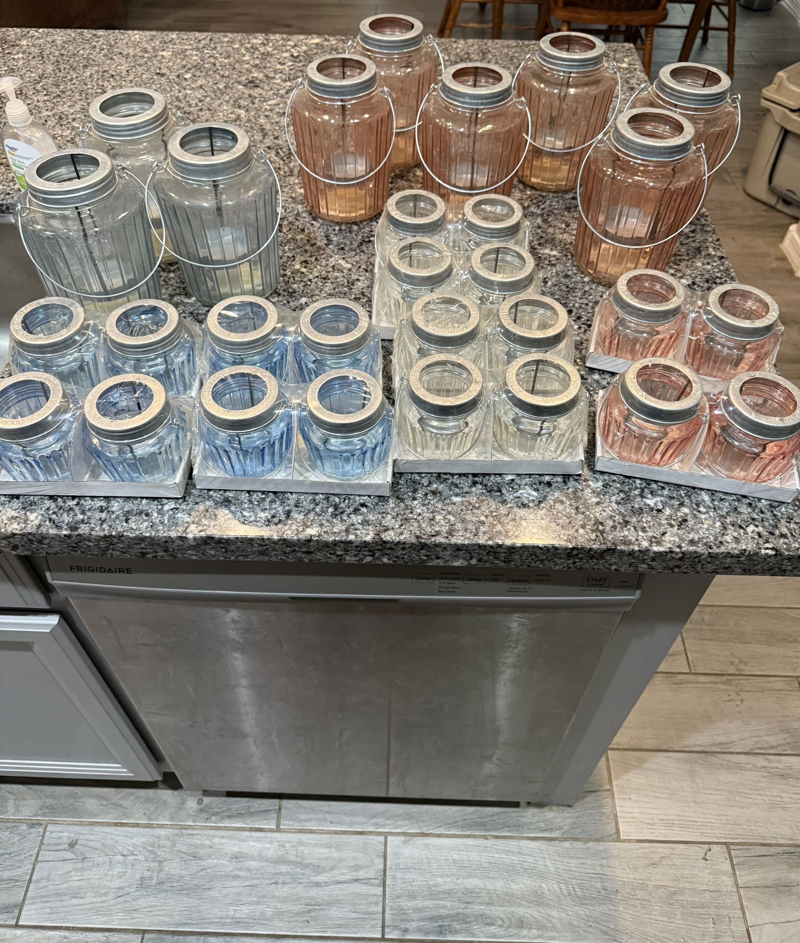 Glass Candle Jars