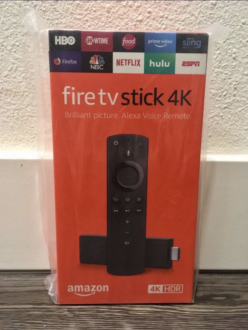 Brand new Amazon Fire TV Stick 4K with all-new Alexa Voice Remote, streaming media player