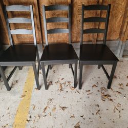 Chairs dark brown
