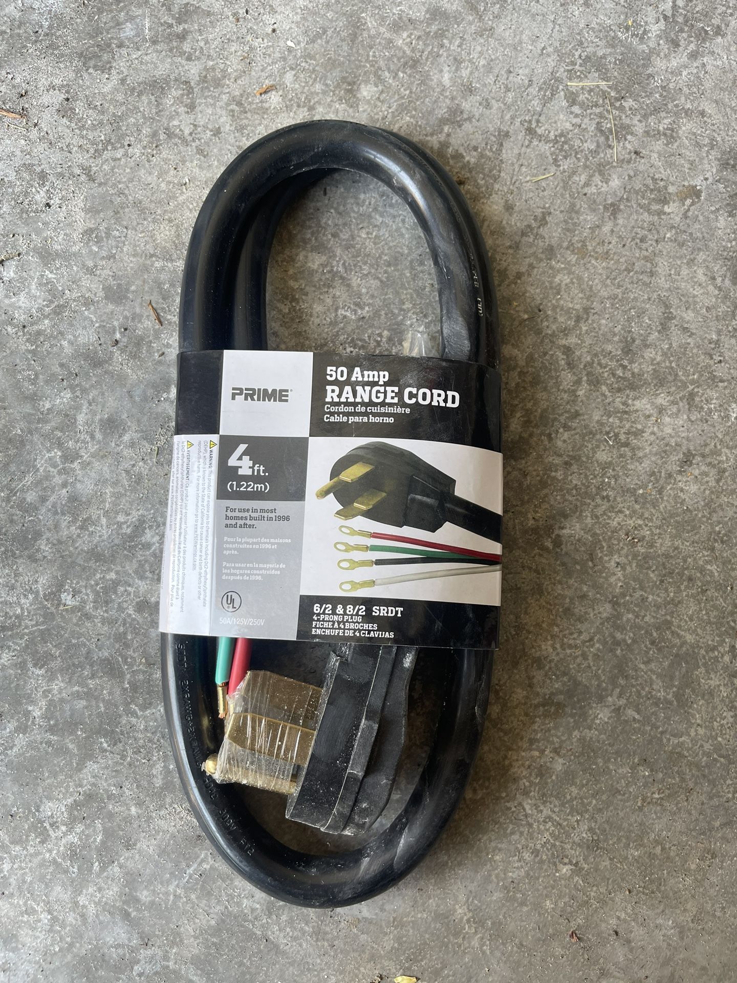 50 Amp Range Cord