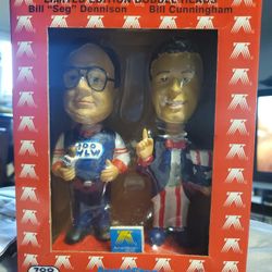 700 WLW Bill Dennison And Bill Cunningham Bobble Heads