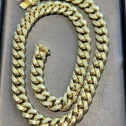 10k Gold Miami Cuban Link Chain 