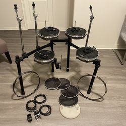 Roland MDS‑4V Drum Rack + 5 Pads + Cables (Electronic Drum Kit Parts)