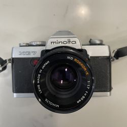 Minolta XG7  With Rokkor Lens