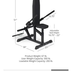 Titan fitness Plate Loaded Seated Dip Machine
