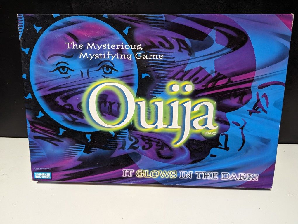 Glow-in-the-Dark Ouija Board Game, Parker Brothers, The Mysterious, Mystifying Game