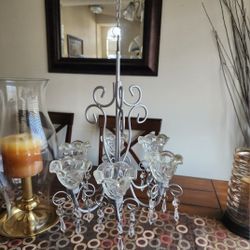 Party Decoration  18 - Chandeliers  / 16  Candle Holders  And  Lights  / Used Once $200 For All 