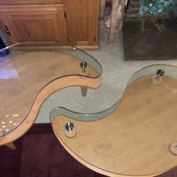 Pair Of Coffee Tables And Matching End Tables