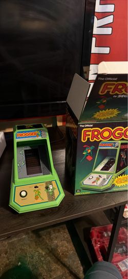 Frogger Tabletop Arcade Game with Box