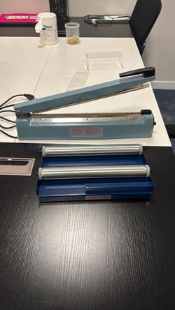 Commercial Packaging Bundle – 16” Heat Sealer & Roller Dispenser – $75