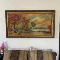 large painting on canvas