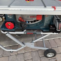 Bosch 10” Table Saw W/ Stand
