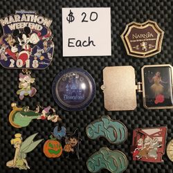 Disney Pins $20 Each