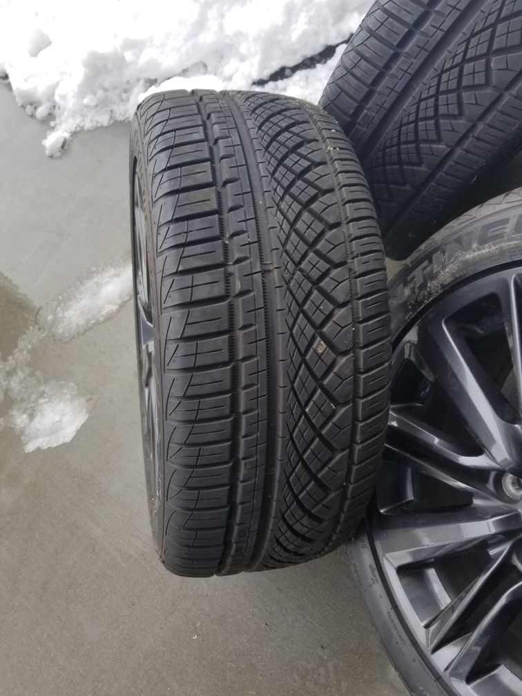 Subaru tires fit wrx and sti, rims 5x114....