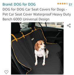 Dog Seat Cover