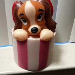 Lady & The Tramp Makeup Brush And Holder