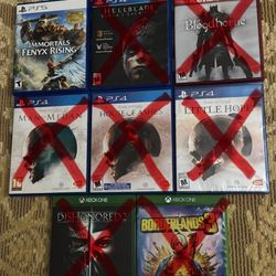 Video Games (PS5 PS4 Xbox One)