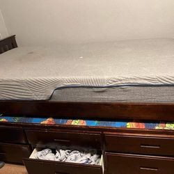 Twin Bed With Trundle 