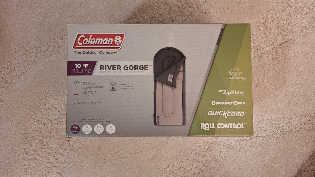 Coleman 10°F Big & Tall River Gorge Sleeping Bag