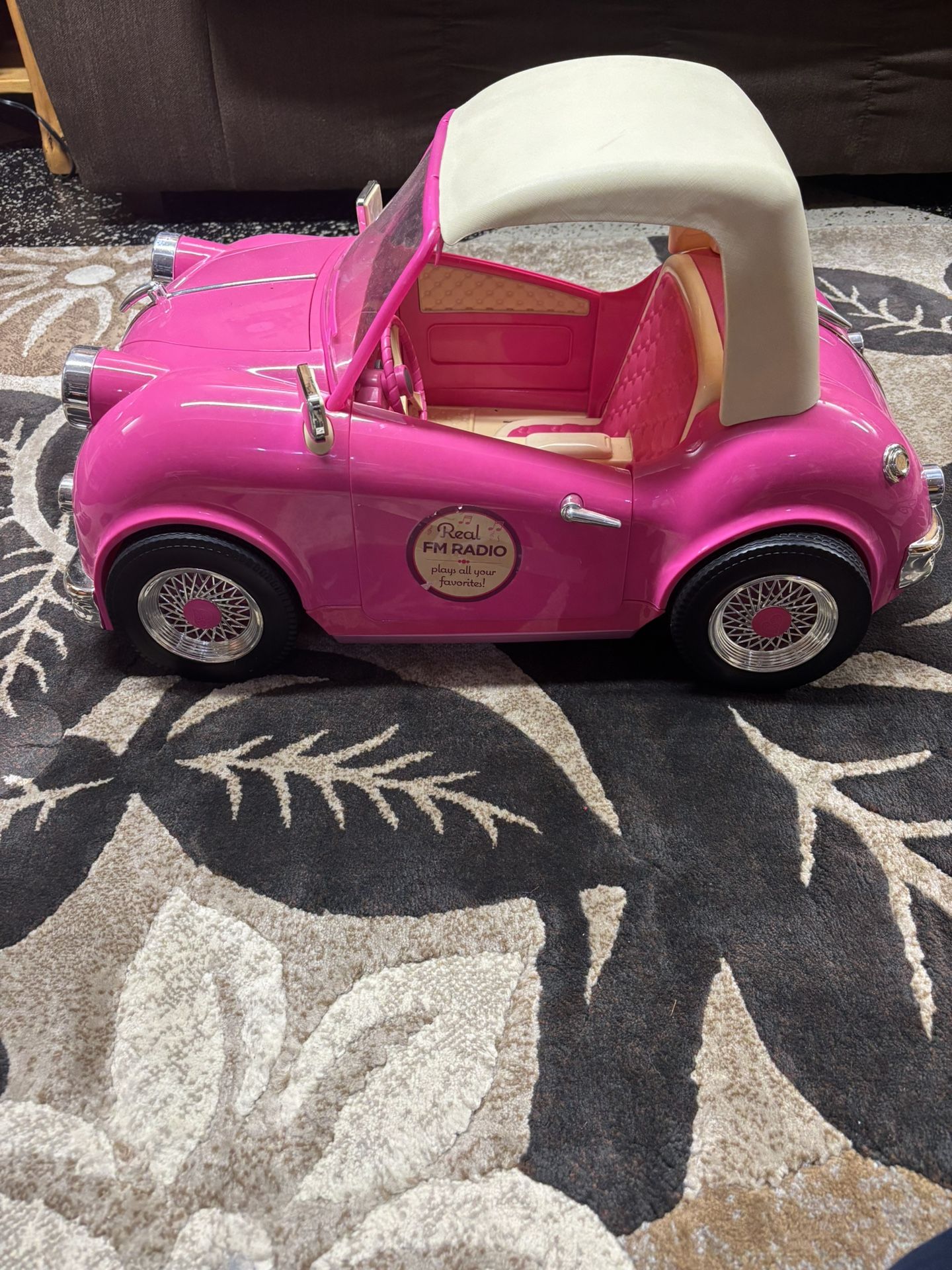 Pink American Girl Doll Car