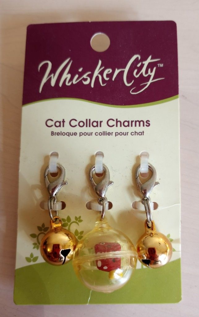 3pk. Cat Collar Charms. New
