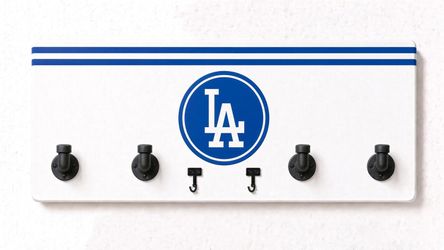 MLB NL-  Coat Rack, Sports Wall Hooks, Man Cave Coat Hanger, Hockey Fan Gift