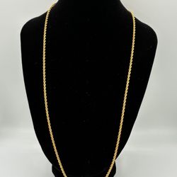 14K Authentic Gold Rope Chain 2.3mm 20” — Mexico 🇲🇽