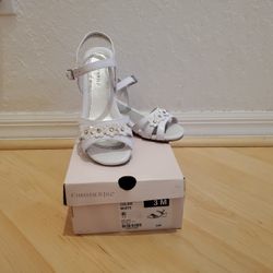 Girls Size 3 White Dress Sandals
