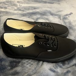 Black Authentic Vans