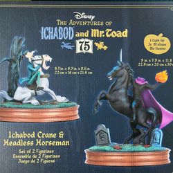 Disney’s Headless Horseman And Ichabod Crane Sculpture Fig 
