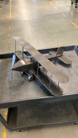 Metal Decor Plane