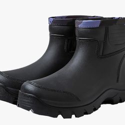 Rain Boots for Men PVC Waterproof Rubber Boots
