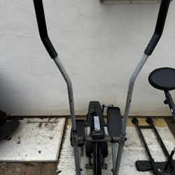 Elliptical And Assistant Squat Machine